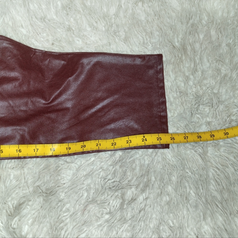 New Commando Faux Leather Paperbag Pants Size S - Picture 9 of 13